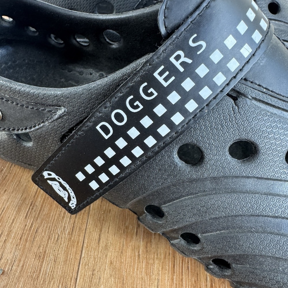 DOGGERS  Black Ultralight Comfort Adjustable Strap Walking Water Clogs Size 8/9* - Picture 2 of 9